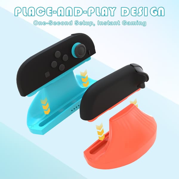 Switch2 Kontroller Mus Enkelt Ställ - Förbättra Din Spelupplevelse Red+Blue Red+Blue
