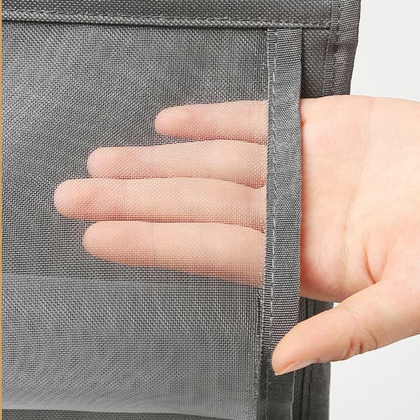 Multilayer Opbevaringspose - Enkelt Side 5 Rum - Ideel til Organisering af Tøj og Diverse Grey Grey