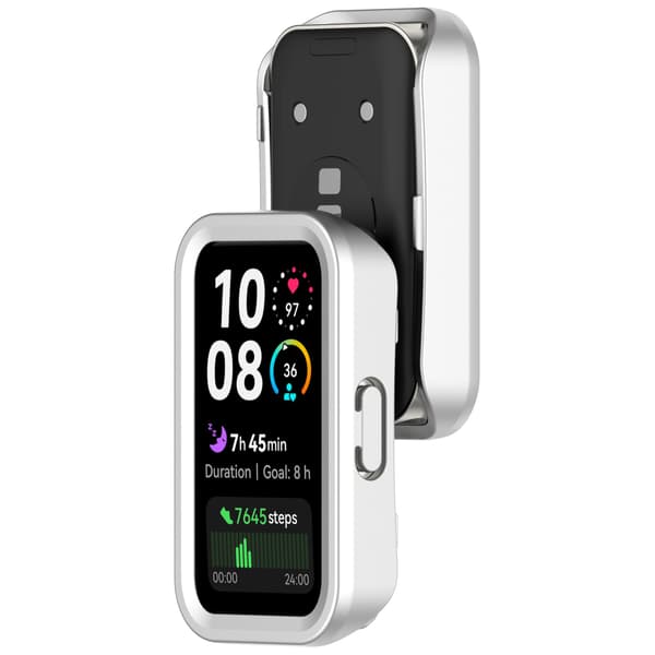 Suojaava PC-kotelo Huawei Band 10/9/8:lle Silver Silver