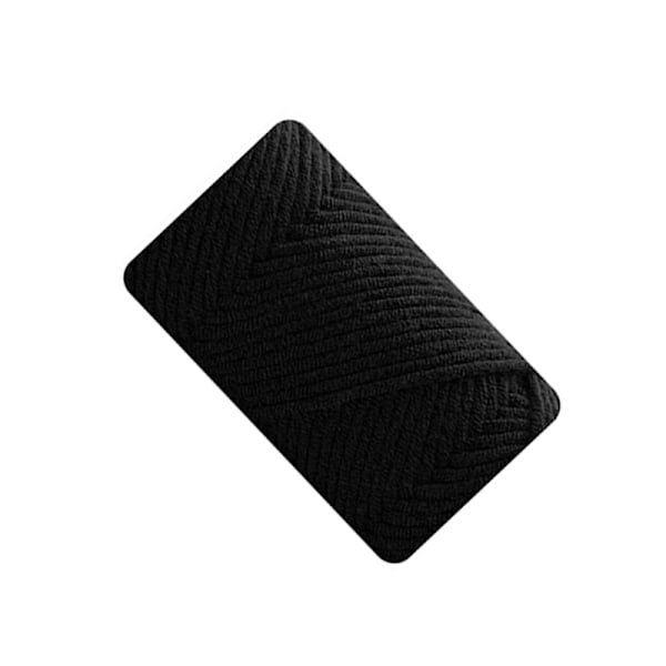Chunky Yarn Black Black