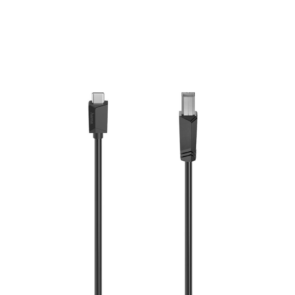 Kabel USB-C till USB-B 480 Mbps 1,5m Svart