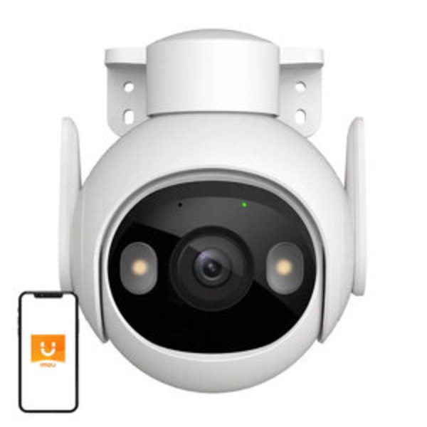 360° utomhus WiFi-kamera IMOU Cruiser 2 5MP Vit