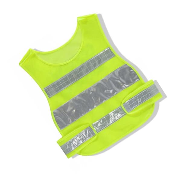 Reflekterande Säkerhetsväst med Hög Synlighet, H-Form, Fluorescerande Gul (2-Pack), Universal Storlek