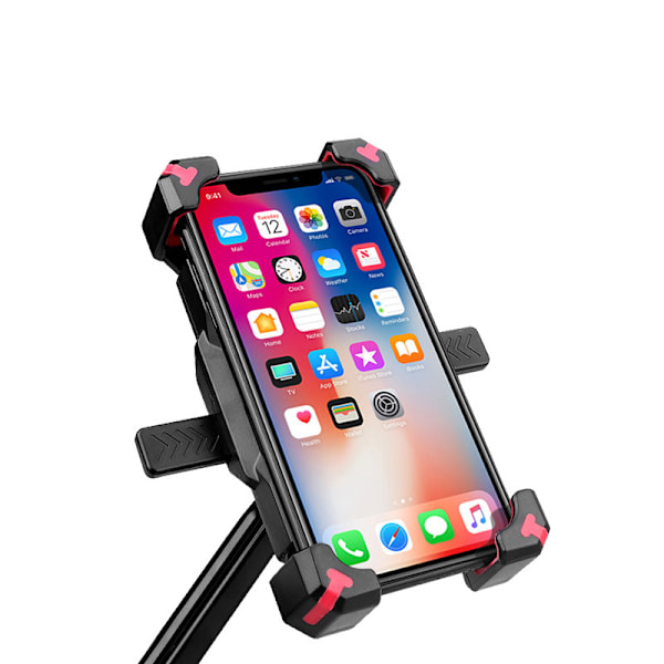 Säkert cykeltelefonfäste för styre