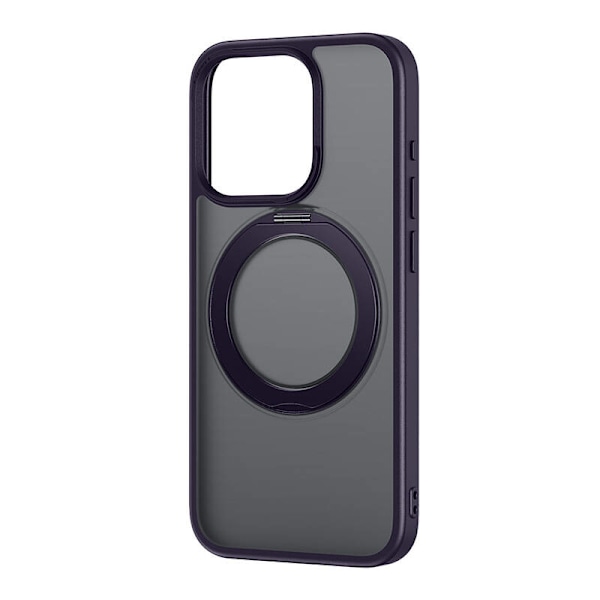 Telefonfodral Baseus SkyRing Magnetic med stativ för iP 14 Pro Max + härdat glas och rengöringskit (lila)