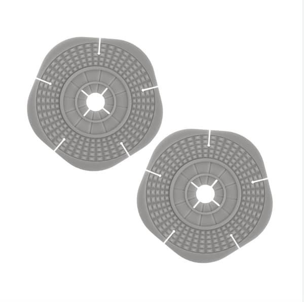 Vindrutetorkarhål Skyddskåpa - 2-pack Grey S Grey S