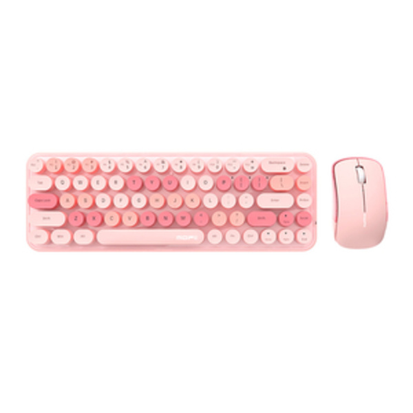 Trådlöst tangentbord + mus set MOFII Bean 2.4G (Rosa)