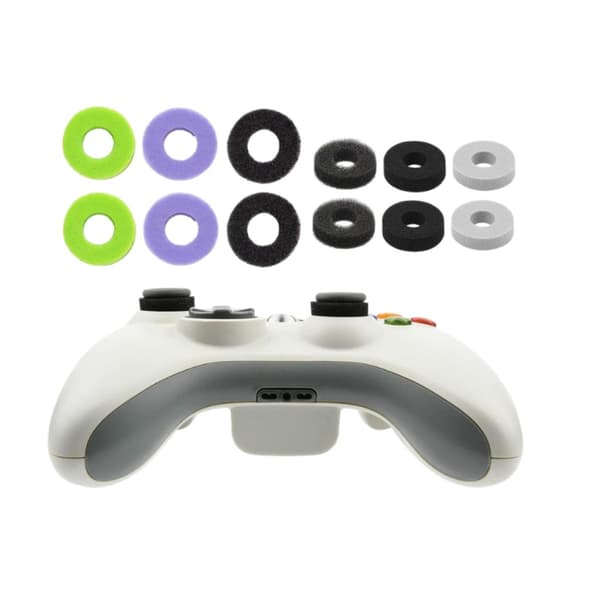 Joystick sigteringe til controllere - forbedret præcision og komfort til FPS og konkurrence, kompatibel med PS4/PS5, Xbox, Switch, Stadia, 12-pack