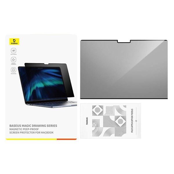 Skärmskydd Baseus Magic Drawing för MacBook Air 15,3" (2023/2024) + rengöringskit (klar)