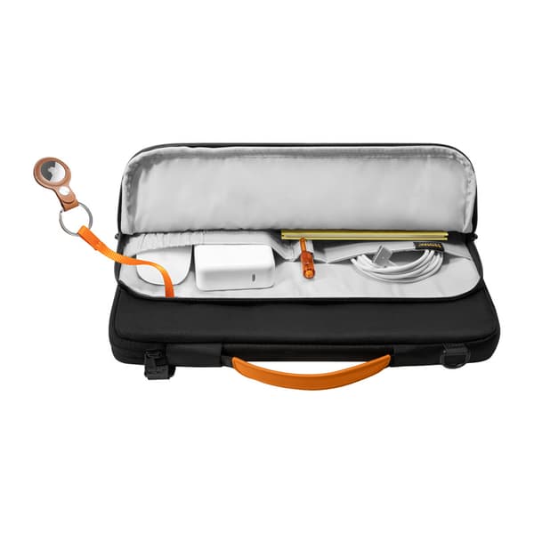 Laptop-skuldertaske Tomtoc Defender-A40 – polstring, stænkafvisende stof, lommer til tilbehør og pendling