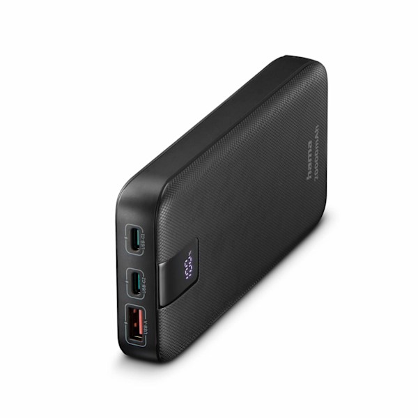 Powerbank PD 20000mAh 2xUSB-C+1xUSB-A Antracit