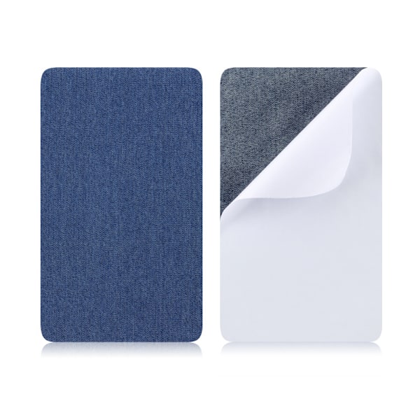 Iron-On Denim Patches 10 Pack kongeblå