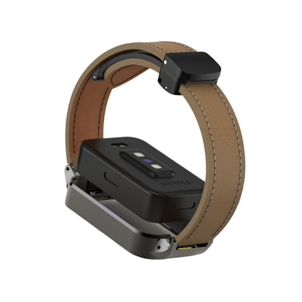 Redmi Band 3 magneettinen taitettava metallirunkohihna kahvia