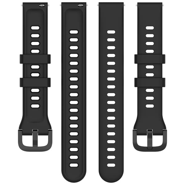Keep B5 Officiel Silikone Urrem - Komfort og Stil Black Black