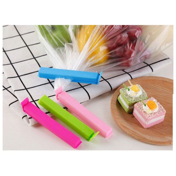 Flerfärgade Förseglingsklämmor, 10-pack