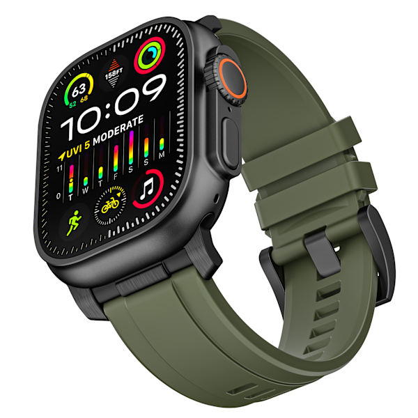 EU-patent Apple Watch Strap til Series 1-9, SE & Ultra Grøn