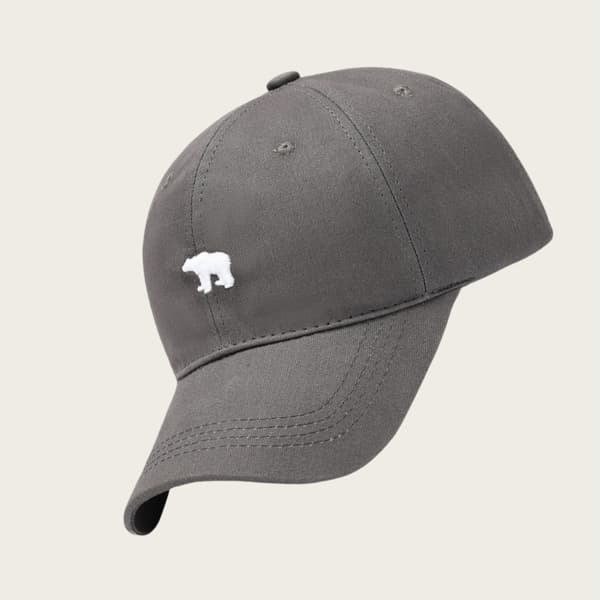 Broderet Four Seasons Baseball Cap - Stilfuld & Komfortabel Grey Grey