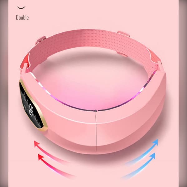 Ansigtsmassager V-Face med 12 justerbare niveauer, mikrovibrationer og LED-lysterapi til kæbelinje og ansigtskontur White White