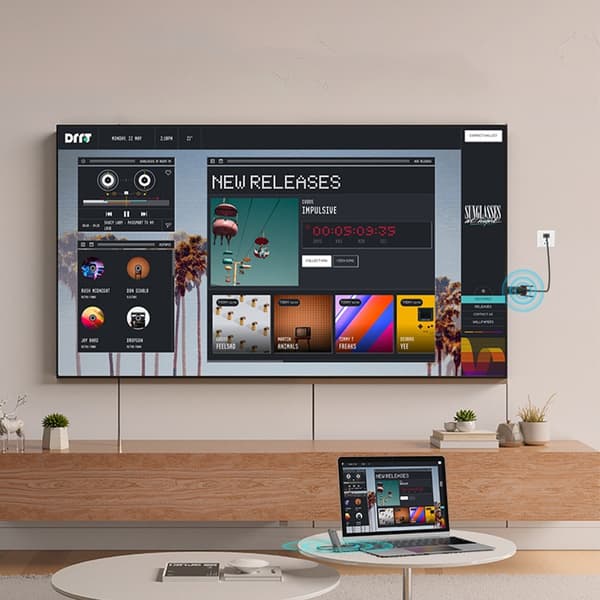 Trådløs HDMI Video Transmitter & Receiver Kit - 150m Extender til Skærmspejling