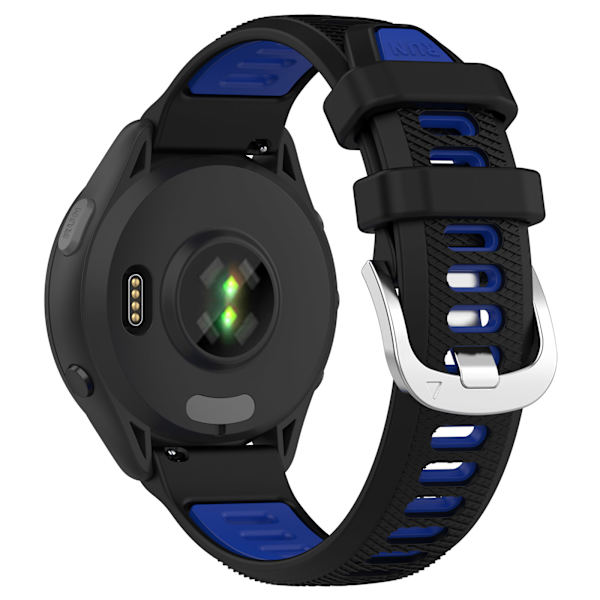 Klockarmband silikon Garmin Forerunner 265 / 265 Music Garmin Forerunner 265 / 265 Music / 255 / 255 Music / Venu 2 / Vi Svart