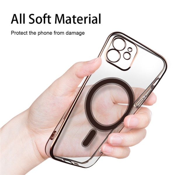Mobilskal MagSafe kompatibel Svart  iPhone 11 Svart