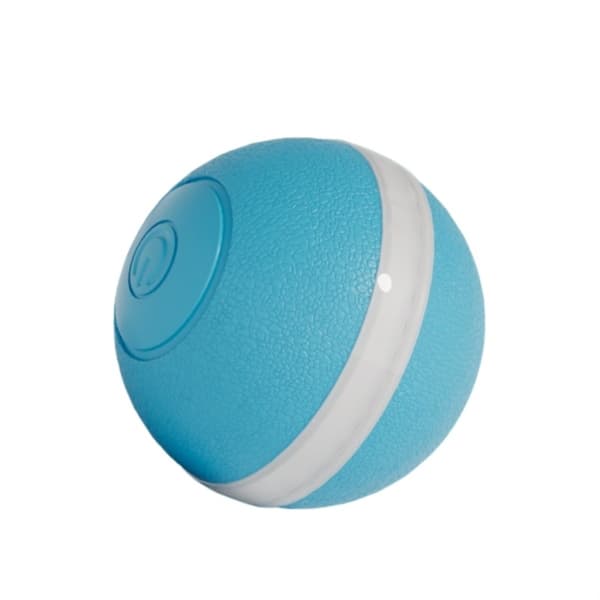 Smart Interactive Pet Play Ball - USB-C Rechargeable Motorized Cat Toy, Touch & Vibration Activated, 60-Min Runtime Blue Blue