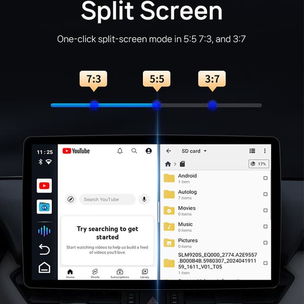 Trådlös CarPlay till Android Auto-adapter