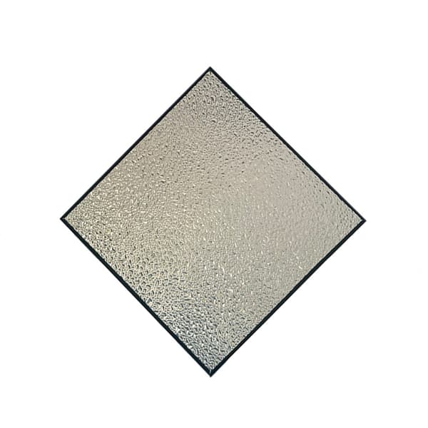 Firkantet Glaspynt - Håndlavet DIY Glaskunst Solfanger med Jernramme