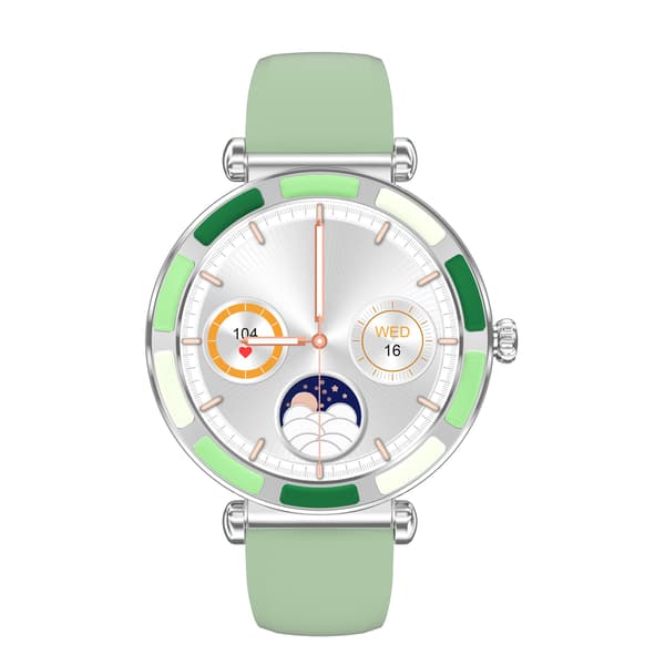 Multifunktionell Smartwatch med Bluetooth-samtal och Hälsoövervakning, kompatibelt med Android och iOS Green Green