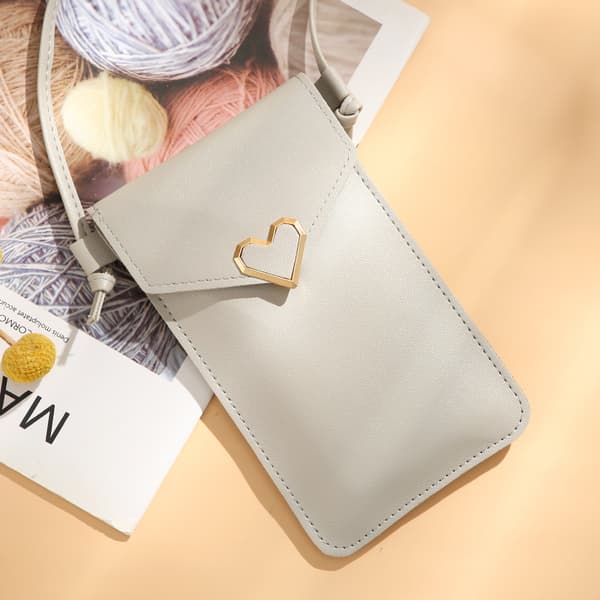 Crossbody telefontaske LightGrey LightGrey