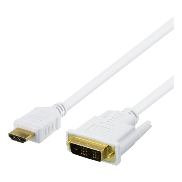 HDMI to DVI cable, 7m, Full HD, white