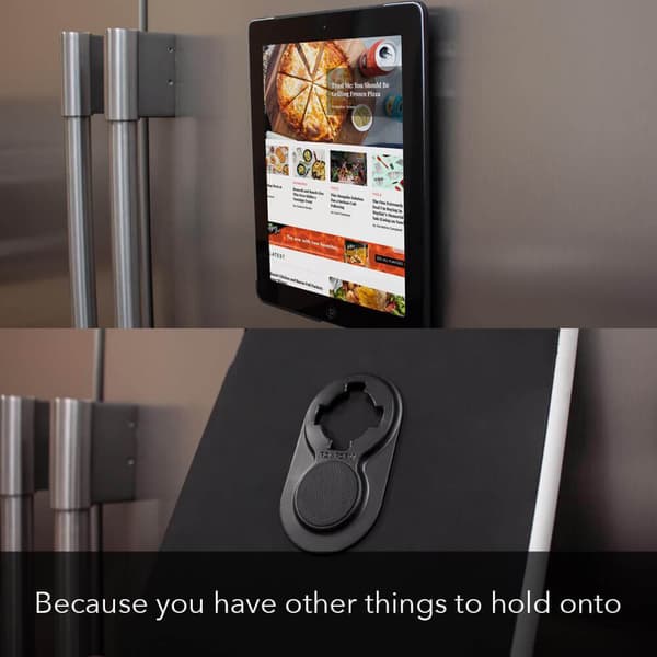ROKFORM Universal Adapter Svart 3M Tejpmontering Passar Mobil och Tablet