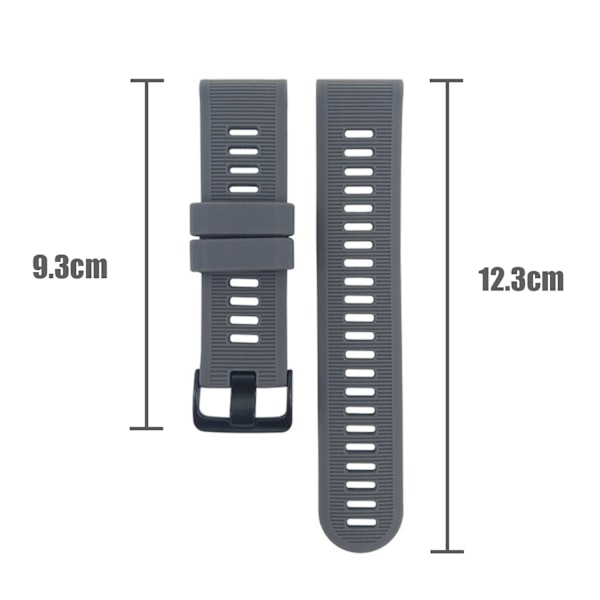 Klockarmband silikon  Forerunner 945/935, Garmin Fenix 5 Garmin Forerunner 945/935, Garmin Fenix 5 Grå