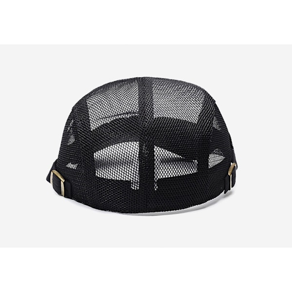 Stilfuld Sommer Mesh Solskærm Baseball Kasket Sort