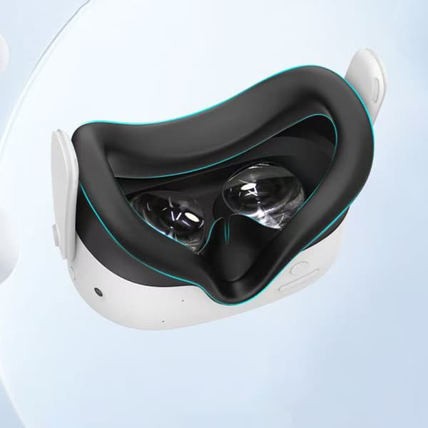 Ansiktsmask i silikon för Meta Quest 3S Grey Grey