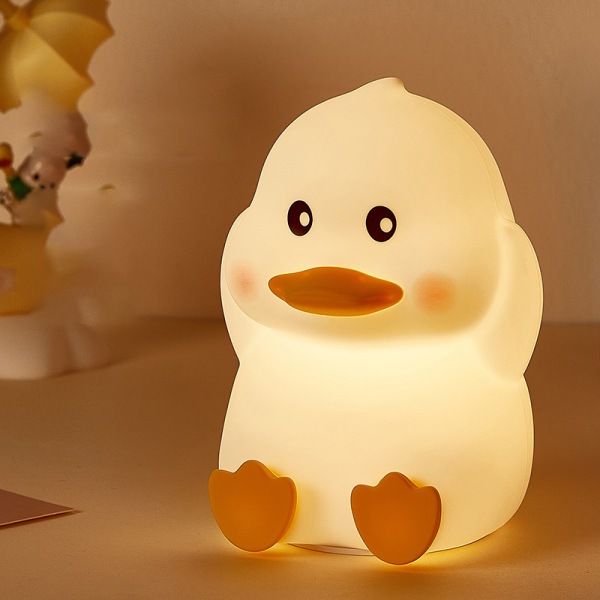 Creative Duck Little Night Light til soveværelse - Opladning + T