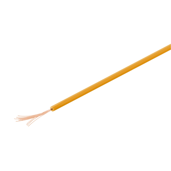 Koppartråd isolerad, 10 m, orange