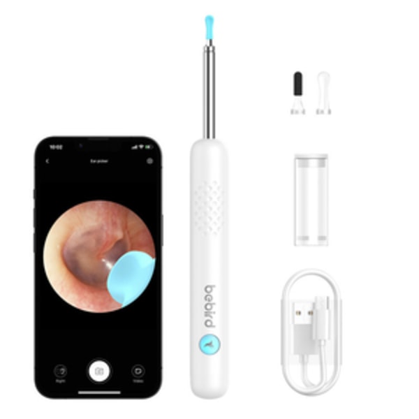 Smart Visual Ear-Clean Rod Bebird R1 vit