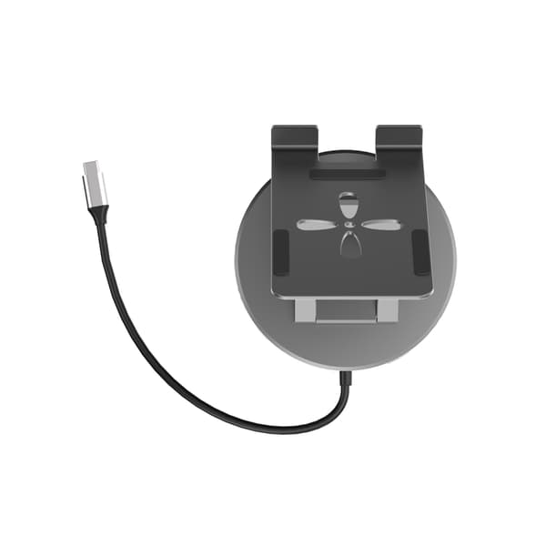 10-i-1 USB-C Hub med 360° Roterbart Telefonstativ - Dockningsstation i Aluminiumlegering