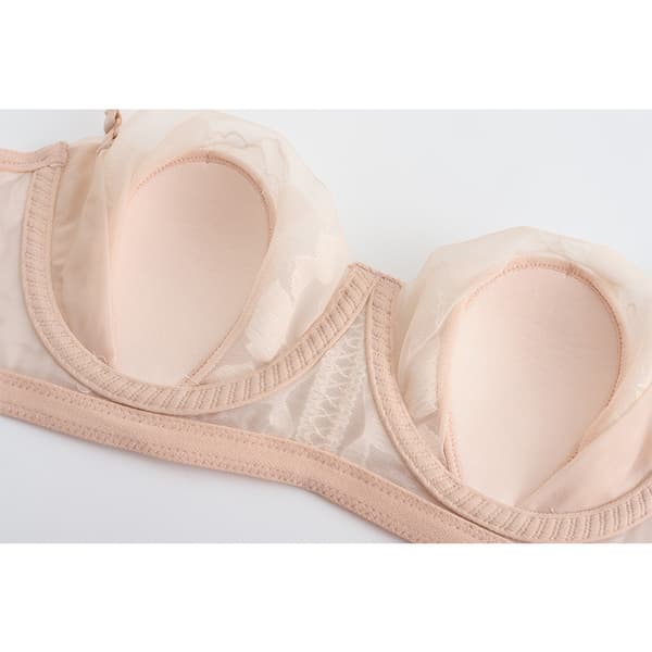 Blondebh-sæt med aftagelige stropper Beige 4 Beige
