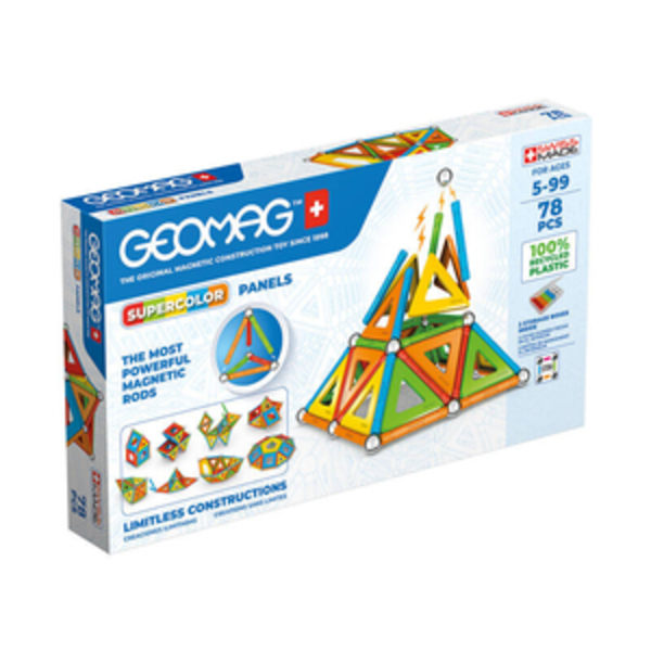 Supercolor Paneler Återvunna 78-delar GEOMAG GEO-379