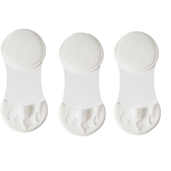 3 par Ice Silk Invisible Sole-strumpor Vit S
