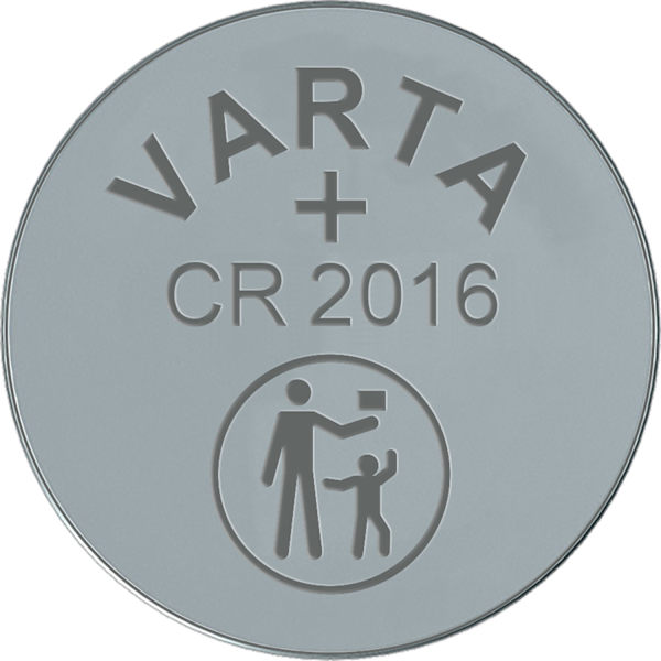 CR2016 3V Lithium Knappcellsbatteri 2-pack