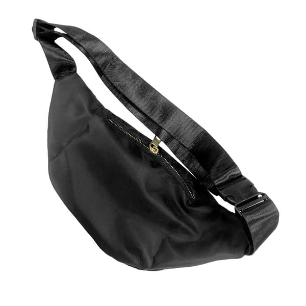 Mångsidig Midjeväska med Justerbar Rem Black Black