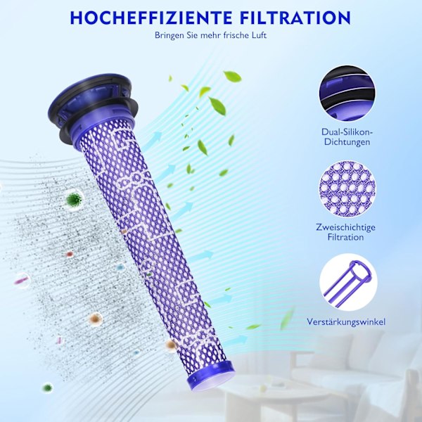 Dyson V8 Støvbeholder med Filter Udskiftning