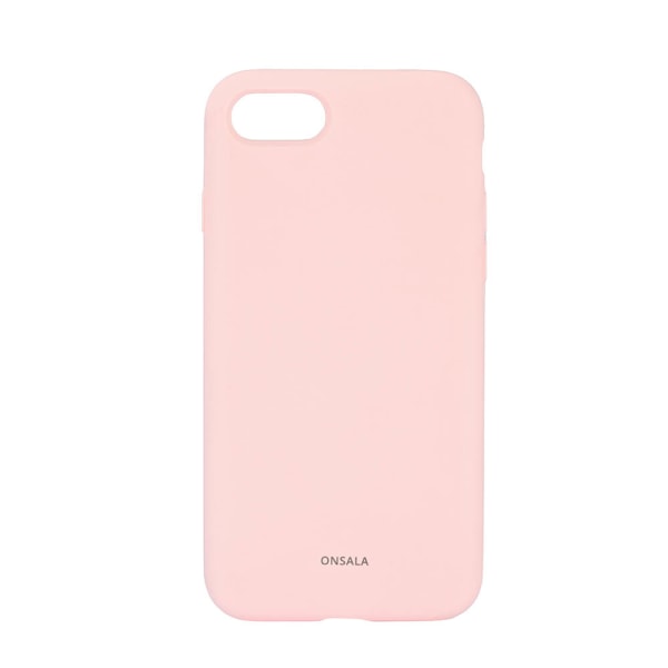 ONSALA Mobilskal Silikon Chalk Pink - iPhone 6/7/8/SE