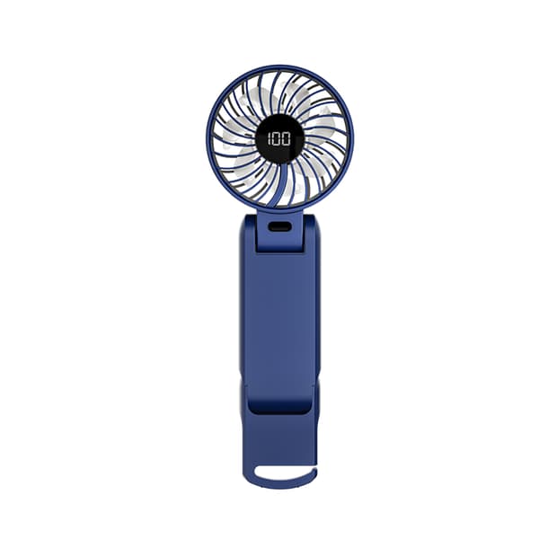 Bærbar halsventilator med snor Blue Blue