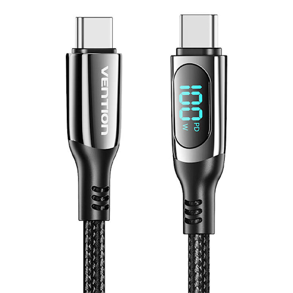 Vention TAYBAV USB 2.0 CC 100 W 5A 1.2M USB-kabel (svart)