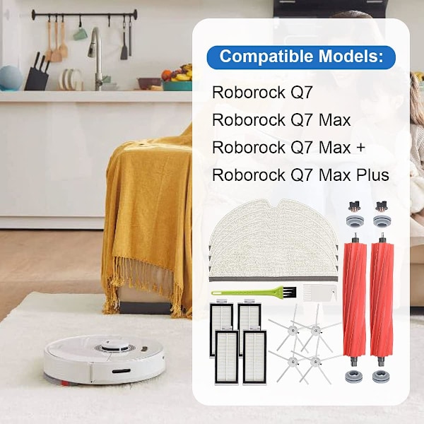 Reservedele til Xiaomi Roborock Q7/Q7 Max/Max Plus robotstøvsuger
