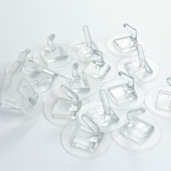 Transparenta Självhäftande Krokar, 10-pack